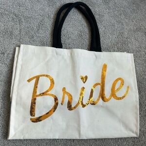 Bride tote bag